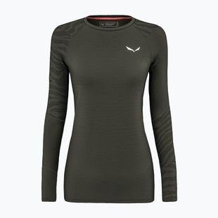 Bluză termică pentru femei Salewa Cristallo Warm AMR dark olive