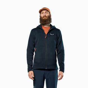 Bluză de trekking pentru bărbați Salewa Puez Rocca Polarlite Hood navy blazer
