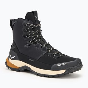 Încălțăminte de trekking pentru bărbați Salewa Puez Winter Mid Ptx black / black