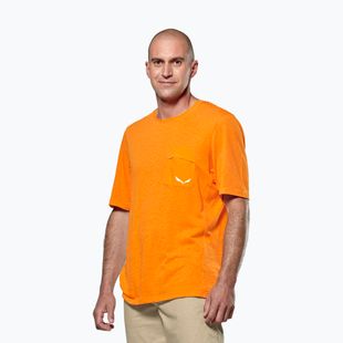 Tricou de trekking pentru bărbați  Salewa Agner Hemp/Dst turmeric