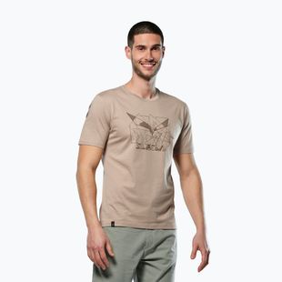 Tricou pentru bărbați Salewa Eagle Geometric quicksand
