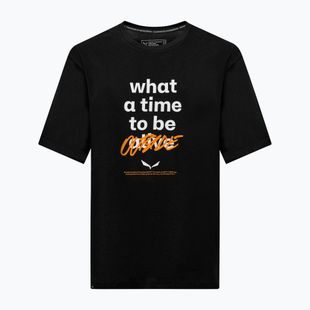 Bărbați Salewa Eagle Outside Loose negru afară T-shirt