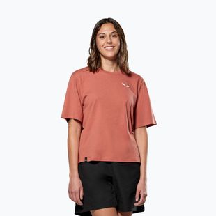 Femeii Salewa Eagle Sunset Loose tricou etruscan roșu