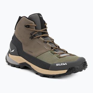 Salewa cizme de trekking pentru bărbați Puez Leather Mid Ptx bungee cord / onyx