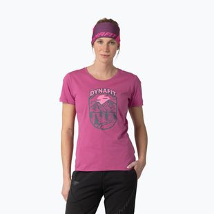 Tricou pentru femei DYNAFIT Graphic Co magenta/horizon
