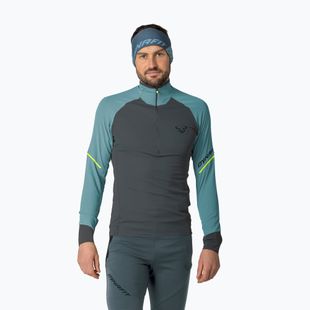Bluză de alergare pentru bărbați DYNAFIT Alpine 1/2 Zip Tee smoke blue/0720