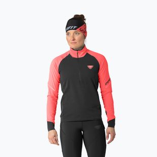 Bluză de alergare pentru femei DYNAFIT Alpine 1/2 Zip Tee ultra coral/0910
