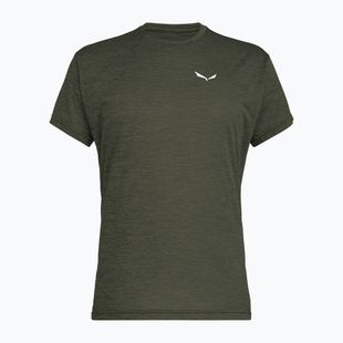 Tricou pentru bărbați Salewa Puez Melange Dry faded green melange