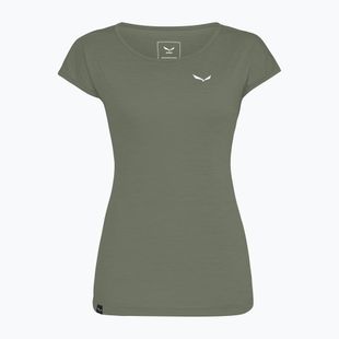 Tricou pentru femei Salewa Puez Melange Dry faded green melange