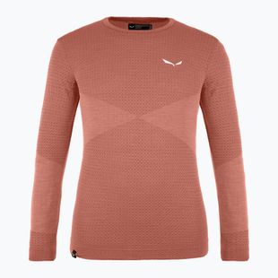 Longsleeve termoactiv pentru copii Salewa Zebru Med Warm AMR etruscan red