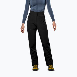 Pantaloni de trekking pentru femei Salewa Ortles Duratretch/Stormwall black out
