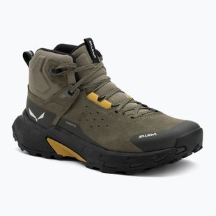 Încălțăminte de trekking pentru bărbați Salewa Pedroc 2 Leather Mid PTX faded green/dark olive