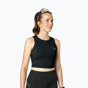 Tricou de alergare pentru femei DYNAFIT Trail Crop Top black