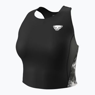 Tricou de alergare pentru femei DYNAFIT Trail Crop Top black