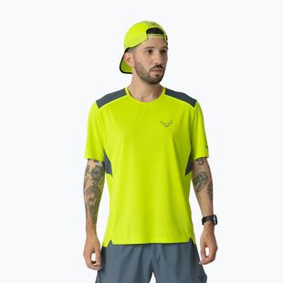 Tricou de alergare pentru bărbați DYNAFIT Sky ultra yellow