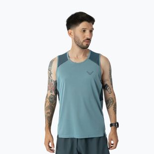 Tricou de alergare pentru bărbați DYNAFIT Sky Tank smoke blue