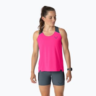 Tricou de alergare pentru femei DYNAFIT Sky Tank pink glo