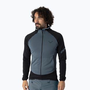 Hanorac trekking pentru bărbați DYNAFIT Transalper Light Polartec Hoody black out cinder/0720
