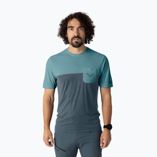 Tricou de trekking pentru bărbați DYNAFIT Transalper Pocket smoke/blue/0720