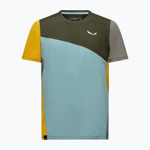 Tricou de trekking pentru bărbați Salewa Puez Sporty Dry dark olive/multi