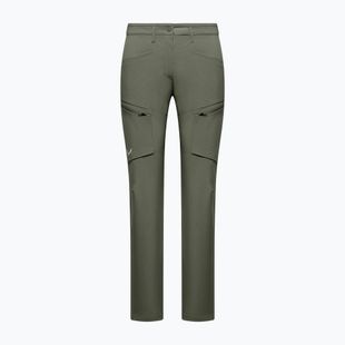 Pantaloni softshell pentru femei Salewa Puez DST Cargo faded green