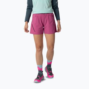 Pantaloni scurți de trekking pentru femei DYNAFIT Traverse Hybrid magenta/6A70