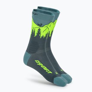 Șosete DYNAFIT Traverse Crew cinder ultra yellow/5a30