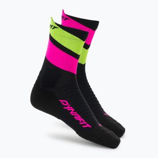 Șosete DYNAFIT Ultra Mid black out pink glo/6070