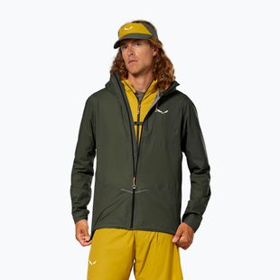 Geacă de ploaie pentru bărbați Salewa Pedroc 2 PTX 2.5 Light faded green