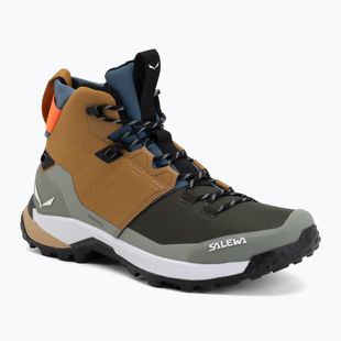 Încălțăminte de trekking pentru bărbați Salewa Puez 2 Mid Ptx golden brown/shadow
