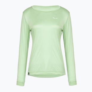 Longsleeve de trekking pentru femei Salewa Puez Melange Dry pastel green melange