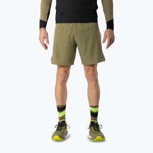 Pantaloni scurți de alergare pentru bărbați DYNAFIT Alpine Pro 2IN1 military green
