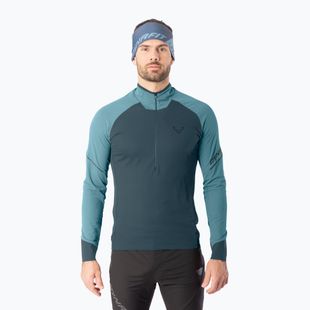 Bluză de alergare pentru bărbați Dynafit Alpine LS 1/2 Zip Tee smoke blue/0720/3162
