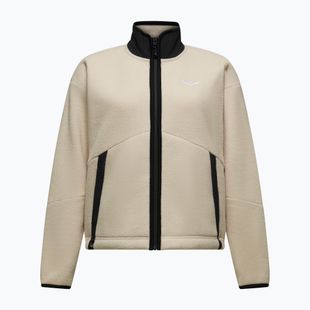 Bluză fleece pentru femei Salewa Fanes Full Zip Oatmeal