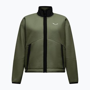 Bluză fleece pentru femei Salewa Fanes Full Zip Faded Green