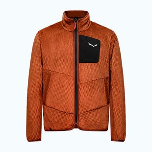 Bluză de trekking pentru bărbați Salewa Puez Warm Full Zip bombay brown