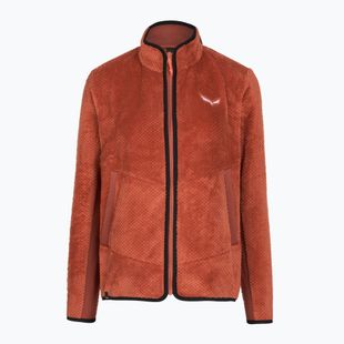 Bluză de trekking pentru femei Salewa Puez Warm Full Zip etruscan red