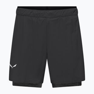 Pantaloni scurți de trekking pentru bărbați Salewa Pedroc DST 2IN1 black out