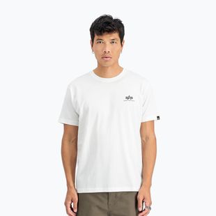 Tricou pentru bărbați Alpha Industries Basic Small Logo white