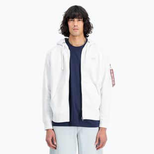Bluză pentru bărbați Alpha Industries Back Print Zip white