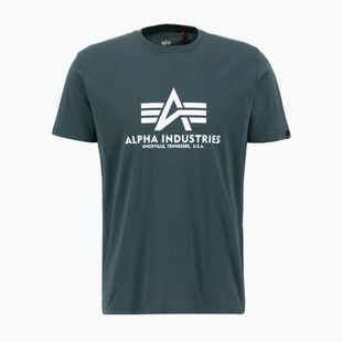 Tricou pentru bărbați  Alpha Industries Basic navy green