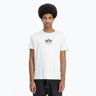 Tricou pentru bărbați Alpha Industries Basic Mid Logo white