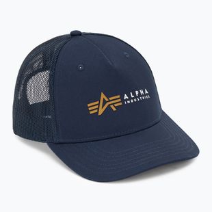 Șapcă pentru bărbați Alpha Industries Label Trucker rep.blue