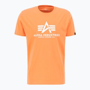 Tricou pentru bărbați  Alpha Industries Basic tangerine