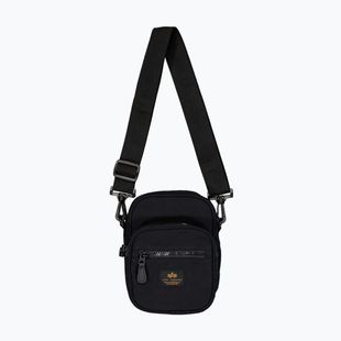 Borsetă pentru bărbați Alpha Industries Label Messenger Bag Small 1 l black