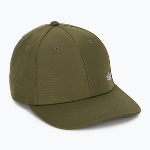 Șapcă pentru bărbați Alpha Industries Metal Label dark olive
