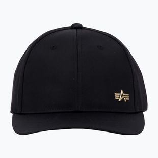 Șapcă pentru bărbați Alpha Industries Metal Label black/shiny gold