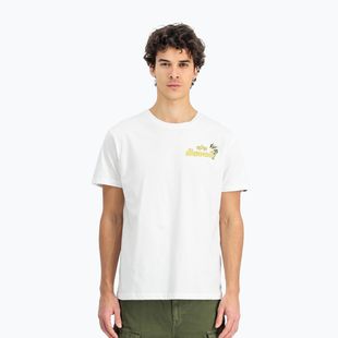 Tricou pentru bărbați Alpha Industries Pearl Harbor Back Print white