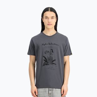 Tricou pentru bărbați Alpha Industries Hawaii vintage grey