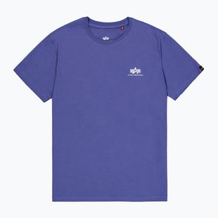 Tricou pentru bărbați Alpha Industries Basic Small Logo night purple
